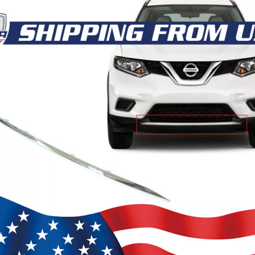 For 2014-2016 Nissan Rogue Front Bumper Lower Chrome Molding Trim 620725HA0A