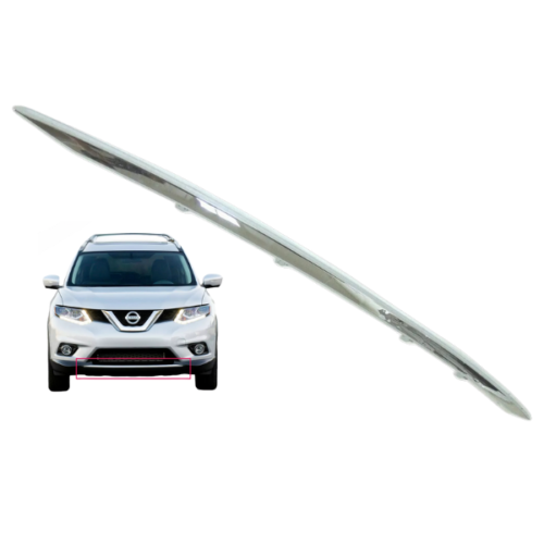 For 2014-2016 Nissan Rogue Front Bumper Lower Chrome Molding Trim 620725HA0A