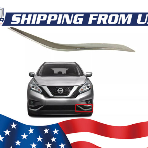 For 2015-2018 Nissan Murano Left Front Bumper Chrome Trim Molding LH