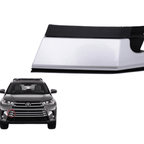 For 2017-2019 Highlander Lower Grille Tow Cover w Silver Strip Right