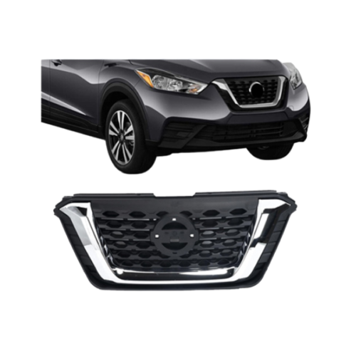 For 2017-2020 Nissan Kicks Upper Grille Chrome