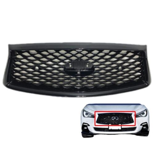 For 2018-2024 Infiniti Q50 Sport Front Bumper Cover W Sensor Hole