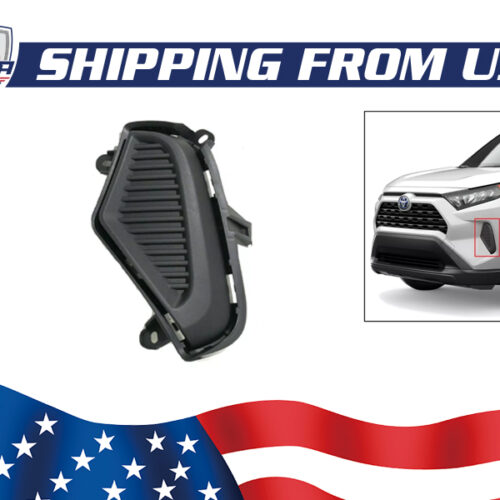 For 2019-2024 Toyota Rav4 Front Bumper Fog Light Cover Left Driver Side LH