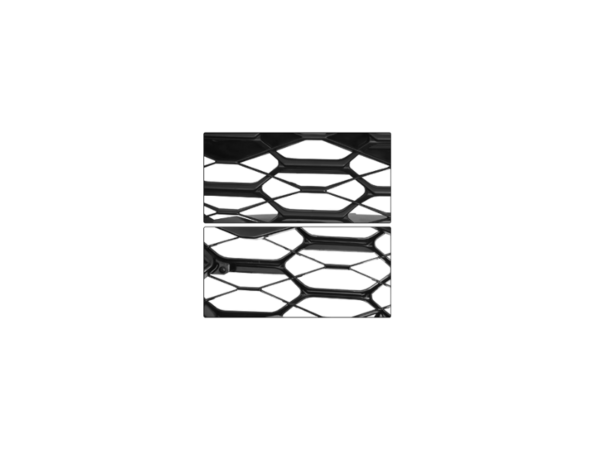 For 23-24 Honda HR-V Front Upper Grille Matte Black with sensor holes Honeycomb - Image 2