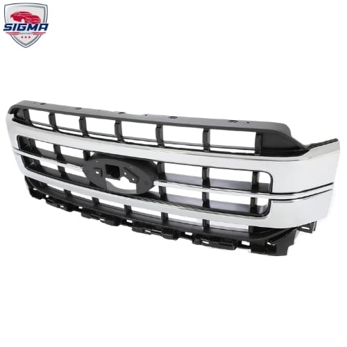 2021-2023 Ford F-150 Lariat Front Bumper Centre Grille Grill Chrome