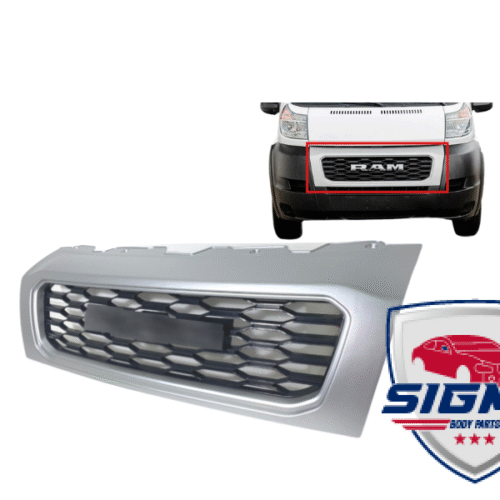 2019-2022 Dodge Pro Master,Center Grille Front Bumper Silver Grille Surround Assembly