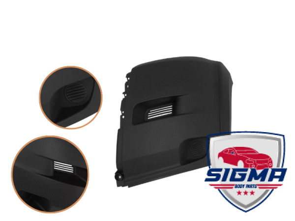 2019-2022 Dodge Pro Master，Left Front Bumper Driver Side End Cap Cover GRAY - Image 6