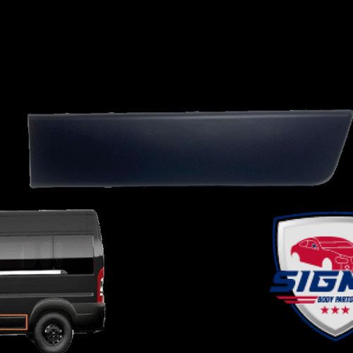2019-2025 Dodge Pro Master,Left Extended Rear Body Molding Trim Black