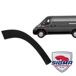 2019-2025  Dodge Pro Master，Left Front Door Flare Trim Molding Black