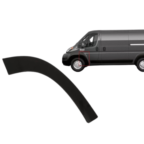 2019-2025  Dodge Pro Master，Left Front Door Flare Trim Molding Black