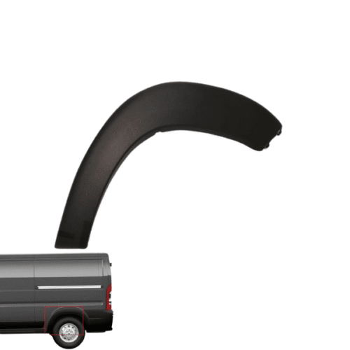 2019-2025 Dodge Pro Master,Left Rear Wheel Flare Molding Black