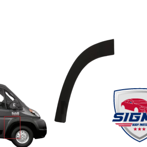 2019-2025 Dodge Pro Master,Right Front Door Flare Trim Molding Black