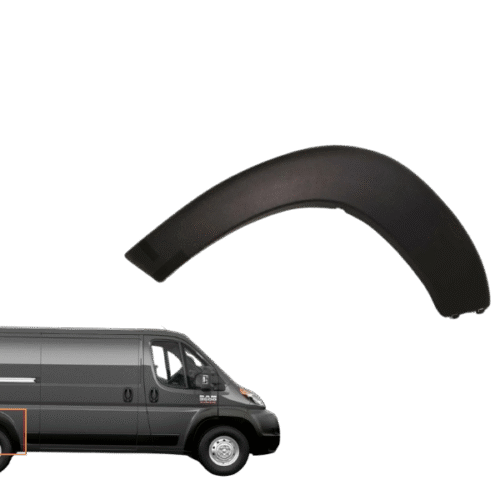 2019-2025 Dodge Pro Master,Right  Rear Wheel Flare Molding Black