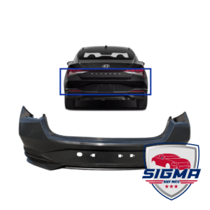 2021-2023 Hyundai Elantra Rear Bumper  Center