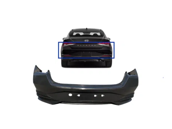 2021-2023 Hyundai Elantra Rear Bumper  Center