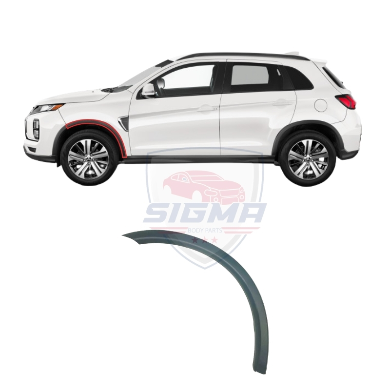 2014-2020 Mitsubishi Outlander Left Driver Side Front Fender Flare Wheel Trim