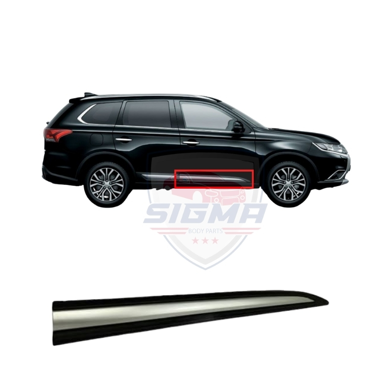 2014-2020 Mitsubishi Outlander Right Passenger Side Front Door Lower Molding Trim