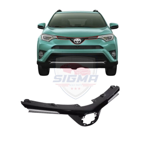 2016-2018 Toyota Rav4 Front Bumper Upper Grille Grill With Chrome Trim