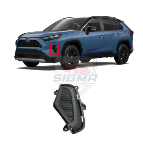 2019-2024 Toyota Rav4 Left Driver Side Front Bumper Fog Light Cover