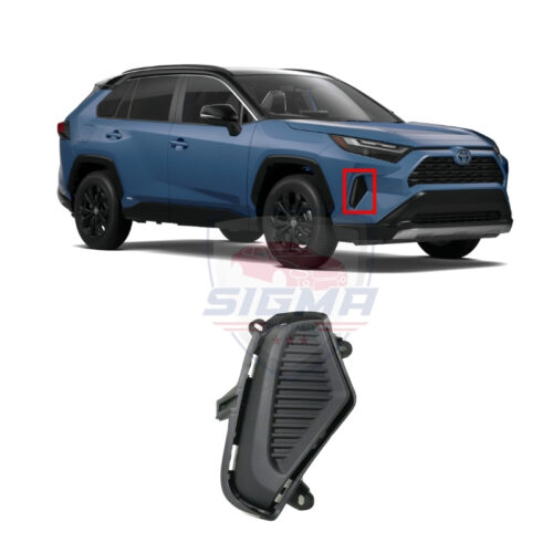 2019-2024 Toyota Rav4 Right Passenger Side Front Bumper Fog Light Cover