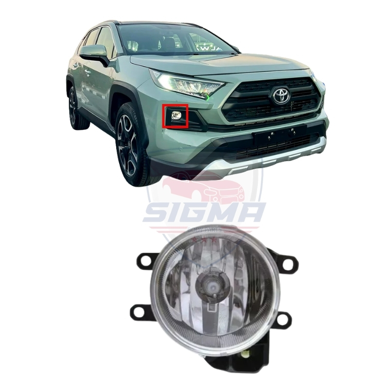 2019-2024 Toyota Corolla Rav4 Tundra Right Passenger Side Front Fog Light Lamp