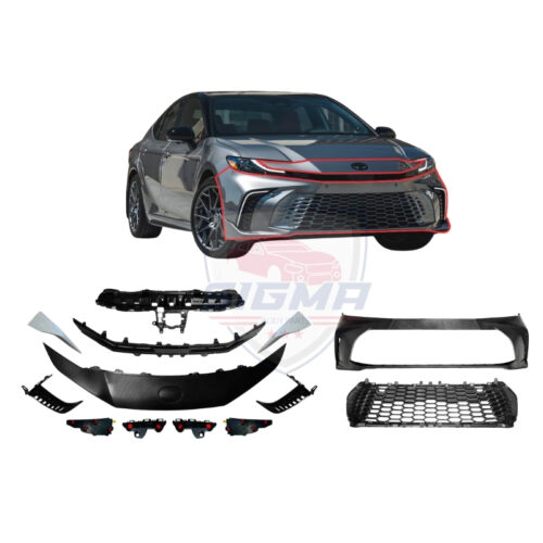 2024-2025 Toyota Camry SE XSE Sedan Front Bumper Kit Set Without Sensor Holes