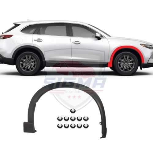 2016–2023 Mazda CX-9 Front Fender Flare Right Passenger Side Clips