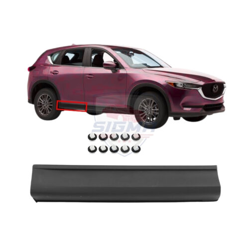 2017–2021 Mazda CX-5 Rear Passenger Side Door Molding Trim Right With Clips