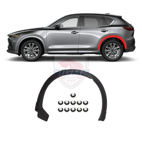 2017–2021 Mazda CX-5 Rear Wheel Fender Flare Left Side with Clips