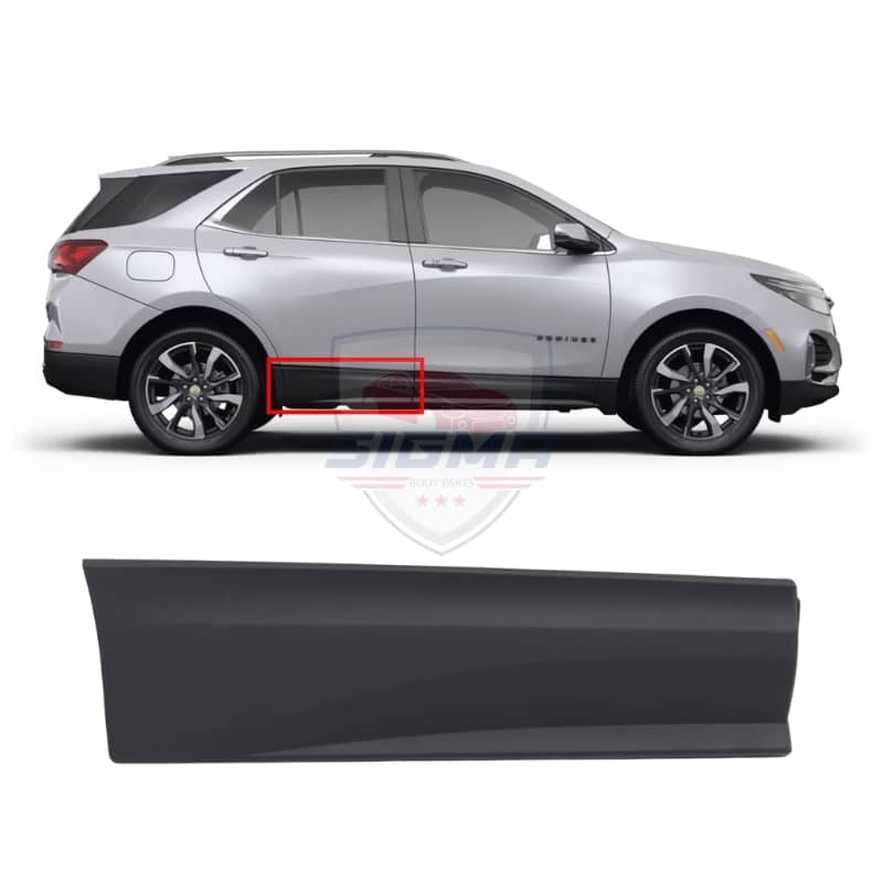 2018–2023 Chevy Equinox Rear Right Door Molding Trim Front Side