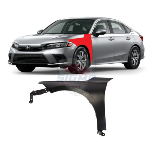 2022–2025 Honda Civic Front Fender Panel Left Driver Side