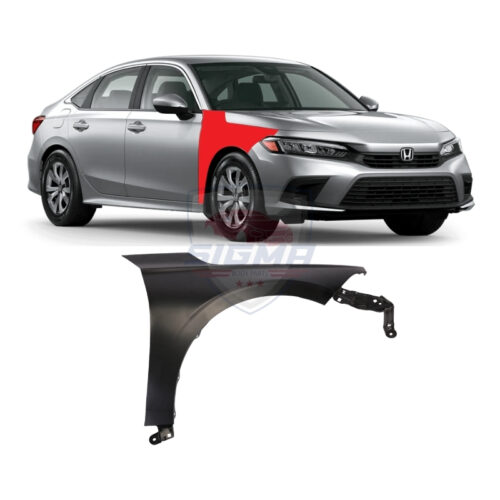 2022–2025 Honda Civic Front Fender Panel Right Passenger Side