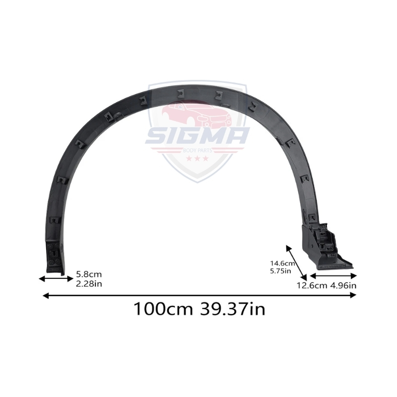 2022–2024 Mazda CX-5 Front Fender Flare Left Driver Side with Clips - Image 2