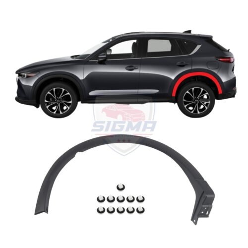 2022–2024 Mazda CX-5 Rear Wheel Fender Flare Left Side with Clips