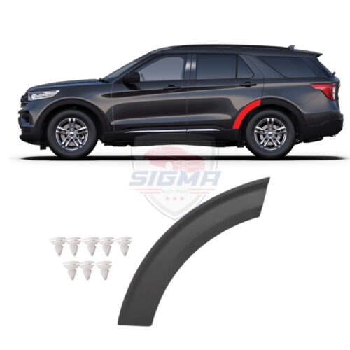 2020–2023 Ford Explorer Rear Fender Flare Left Side Bumper with Clips