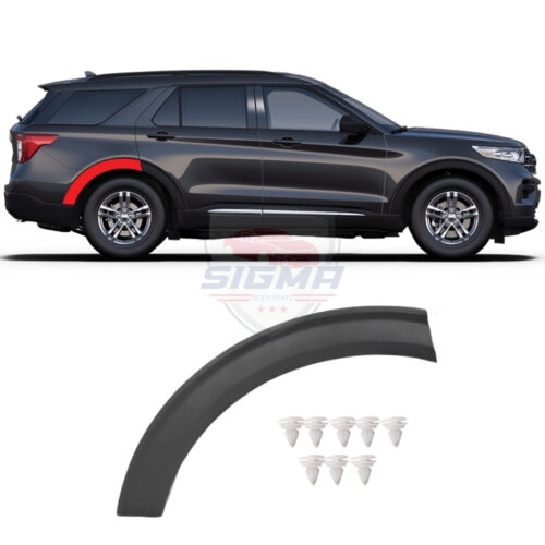 2020–2023 Ford Explorer Rear Fender Flare Right Side Bumper with Clips