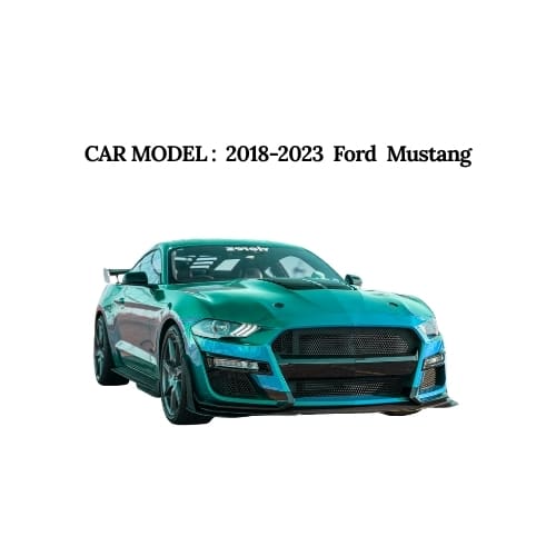 2018-2023 Ford Mustang GT500 Front Bumper Cover Grille Lip Conversion - Image 2