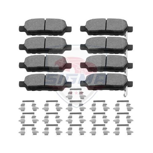 2016-2020 Nissan Maxima Front Ceramic Brake Pads Replacement Set - Image 2