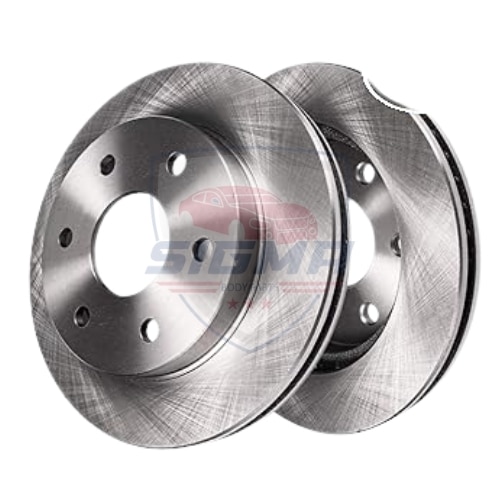 Left & Right Rear Drilled Disc Brake Rotors Set for Honda Civic CR-V 2017-2023 - Image 4