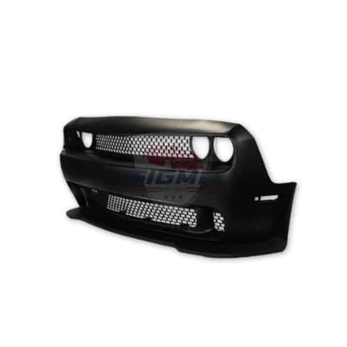 2015-2023 Dodge Challenger Front Bumper Kit Hellcat Style w/Grille Lip - Image 7