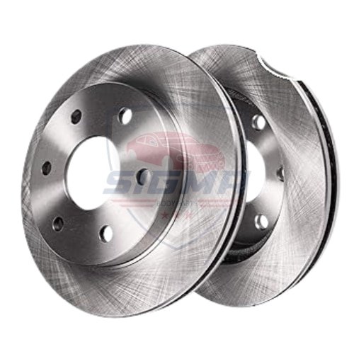 For Honda Civic 2017-2023 Front Drilled Slotted Brake Rotor Pair For Honda Civic 2017-2023 Front Drilled Slotted Brake Rotor Pair - Image 4