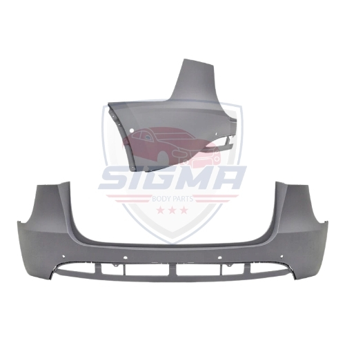 Tesla Model Y 2020-2024 Rear Bumper Cover Fascia Unpainted 1493735-S0-C - Image 5