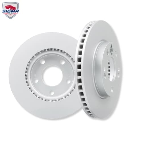 2021-2023 Hyundai Elantra Rear Drilled Slotted Brake Rotors Performance Set