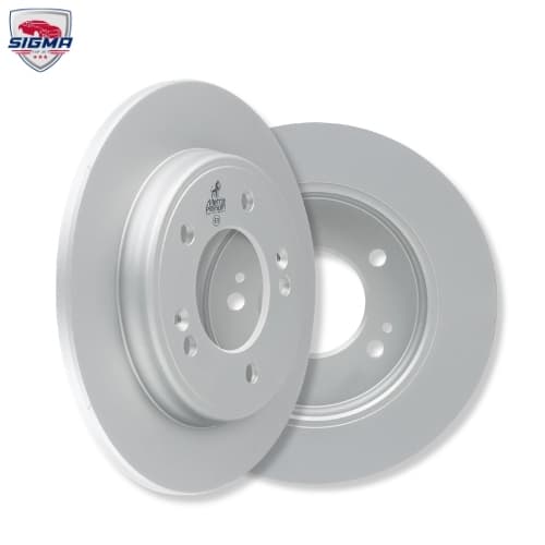 2021-2023 Hyundai Elantra Front Drilled Slotted Brake Rotors Performance Set