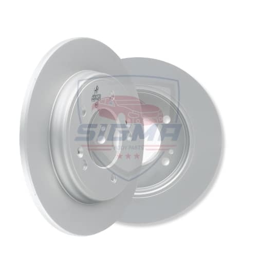 For Hyundai Elantra 2021-2023 Front Drilled Slotted Brake Rotor Pair For Hyundai Elantra 2021-2023 Front Drilled Slotted Brake Rotor Pair - Image 5
