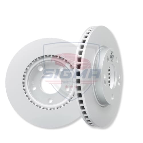 For Hyundai Elantra 2021-2023 Rear Drilled Slotted Brake Rotor Pair For Hyundai Elantra 2021-2023 Rear Drilled Slotted Brake Rotor Pair - Image 5