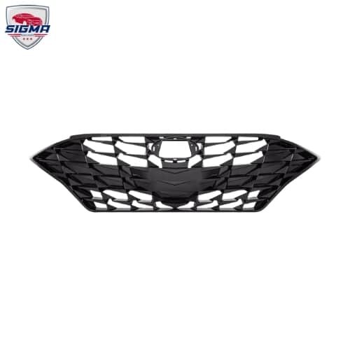 For Hyundai Sonata 2021-2023 Front Grille Gloss Black without Sensor Hole