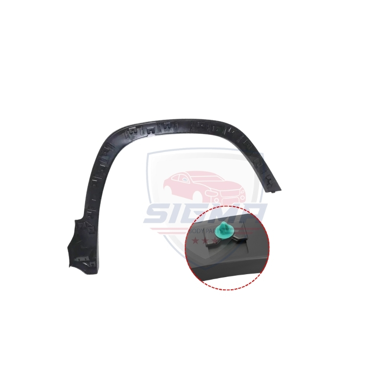 2018-2024 GMC Terrain Left Driver Side Front Fender Flare Trim - Image 4