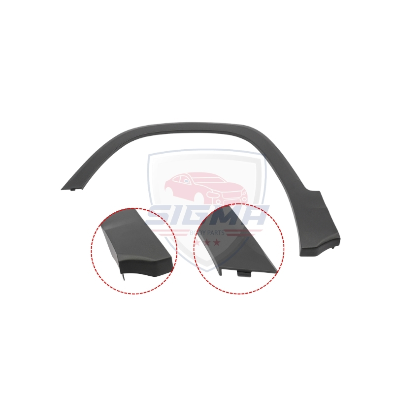 2018-2024 GMC Terrain Left Driver Side Front Fender Flare Trim - Image 3