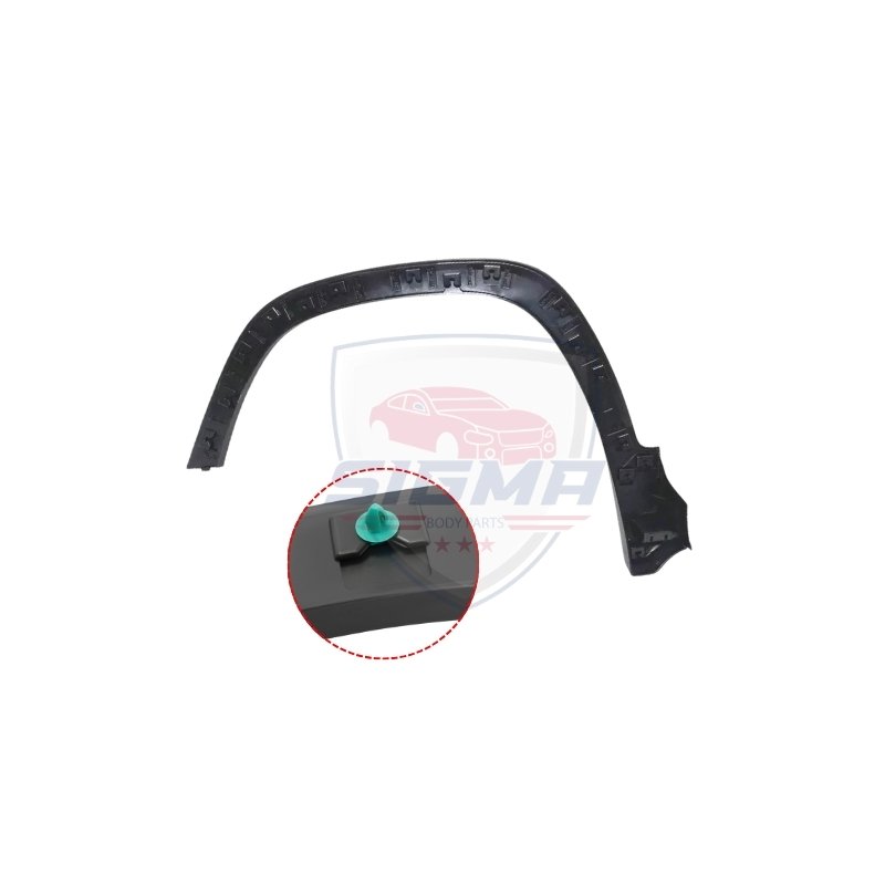 2018-2024 GMC Terrain Right Passenger Side Front Fender Flare Trim - Image 4
